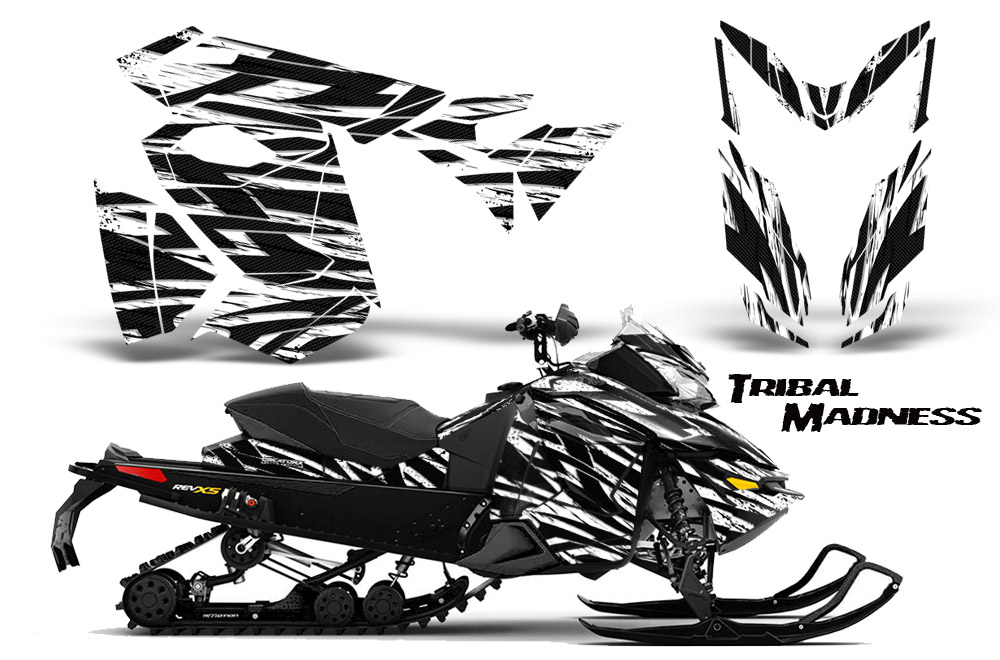 Skidoo Rev XS Graphics Kit Tribal Madness White